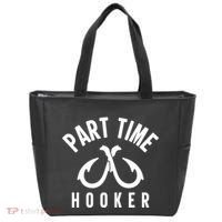 For: Part Time Hooker Fishing Funny Tote Bag thumb 0