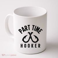 For: Part Time Hooker Fishing Funny Coffee Mug thumb 0
