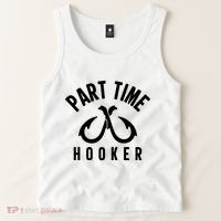 For: Part Time Hooker Fishing Funny Tank Top thumb 2