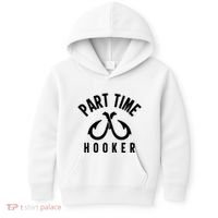 For: Part Time Hooker Fishing Funny Kids Hoodie thumb 0