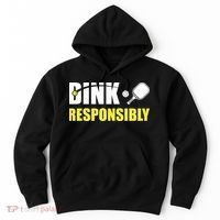Funny Pickleball Team Clothing Dink Responsibly Hoodie thumb 0