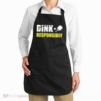 Funny Pickleball Team Clothing Dink Responsibly Apron thumb 2
