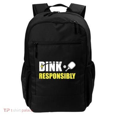 Funny Pickleball Team Clothing Dink Responsibly Backpack