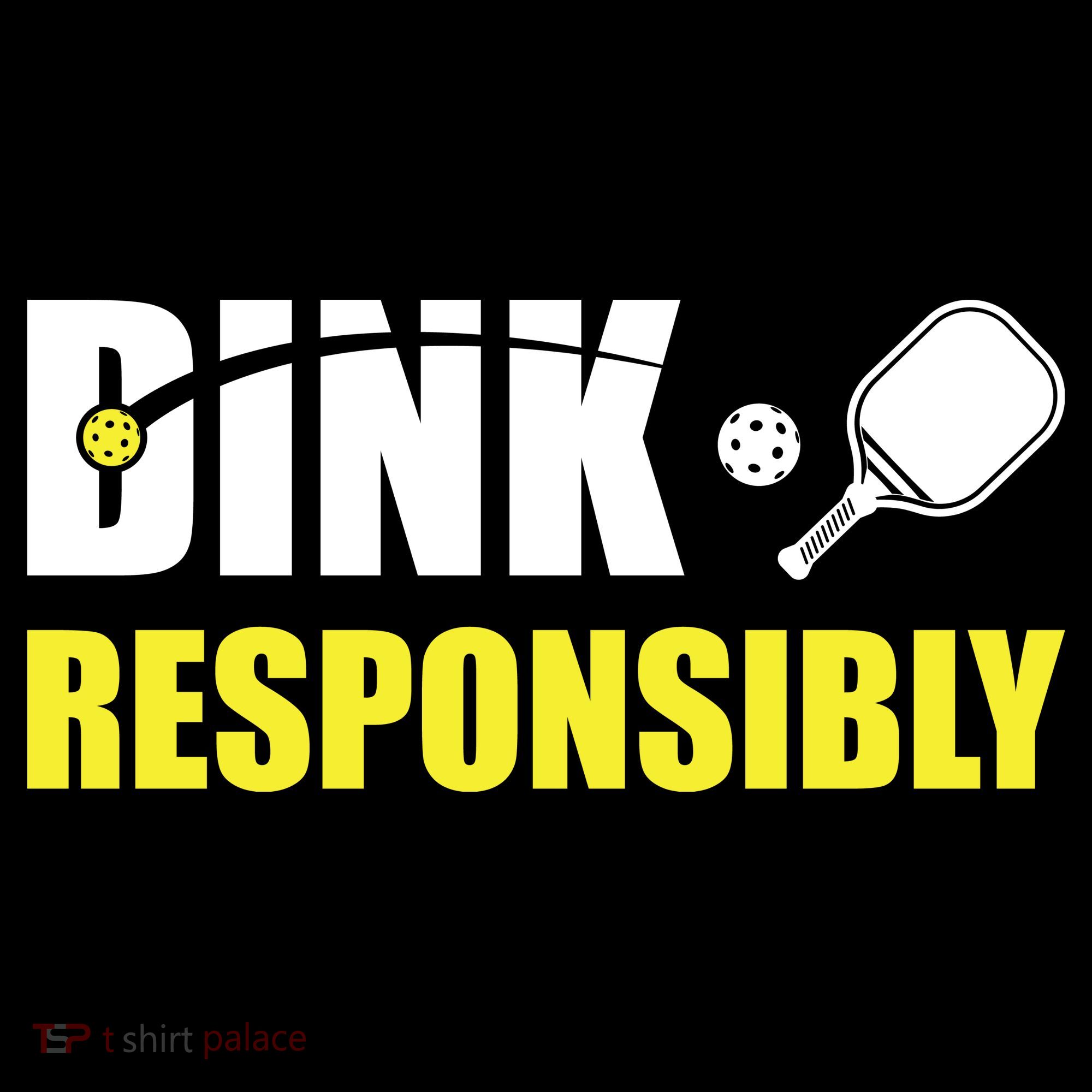 Funny Pickleball Team Clothing Dink Responsibly Women's Hoodie