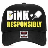 Funny Pickleball Team Clothing Dink Responsibly Hat thumb 0