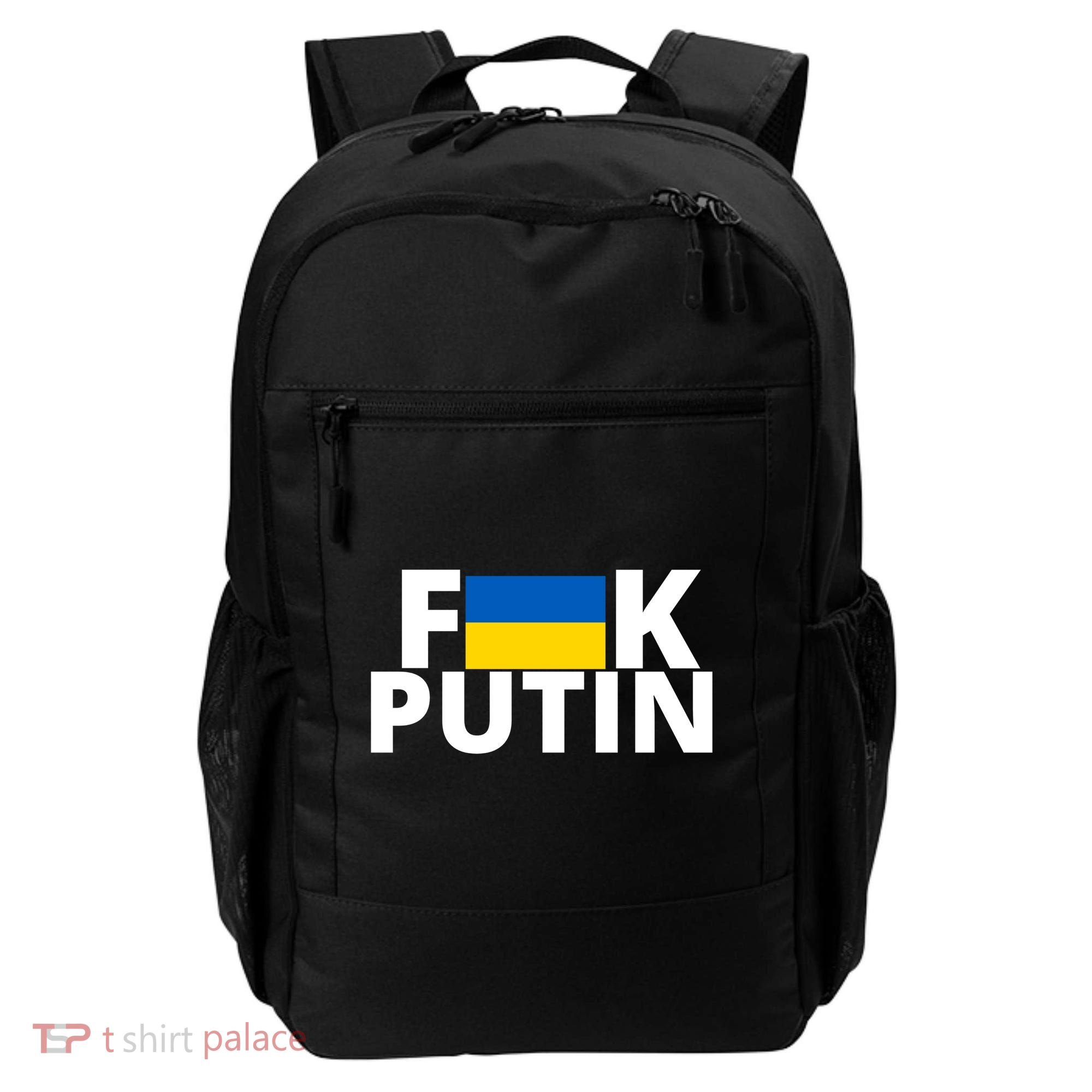 Fuck Putin Ukraine Flag Backpack