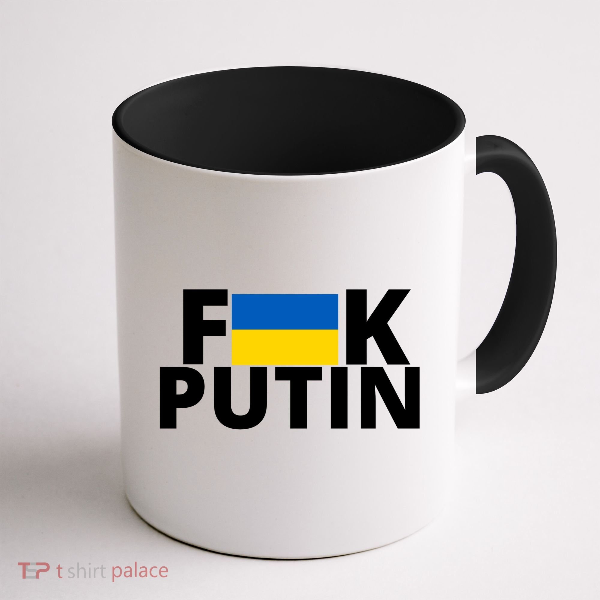 Fuck Putin Ukraine Flag Coffee Mug