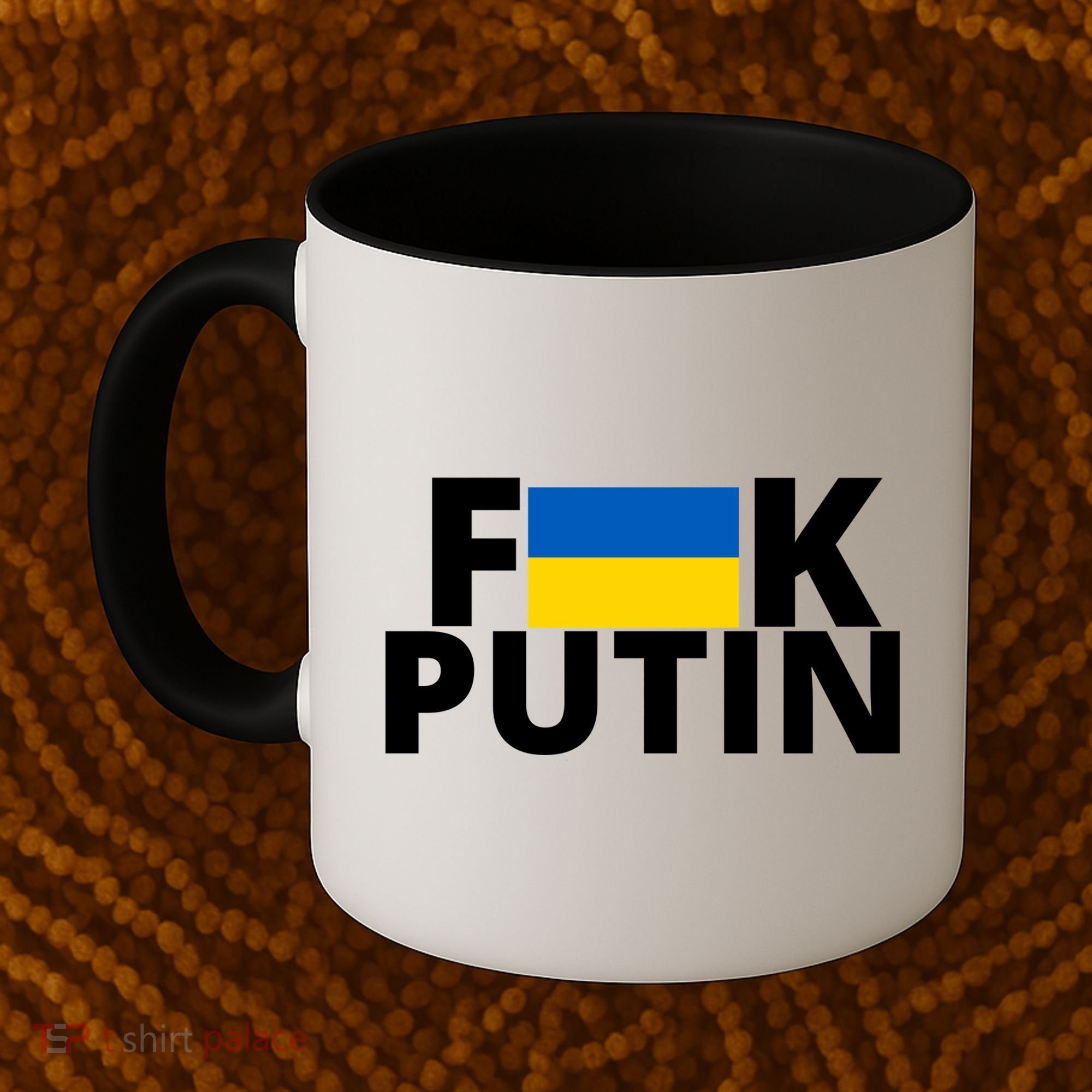 Fuck Putin Ukraine Flag Coffee Mug
