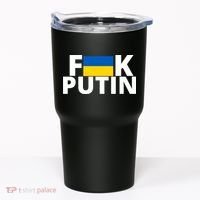Fuck Putin Ukraine Flag Tumbler thumb 0