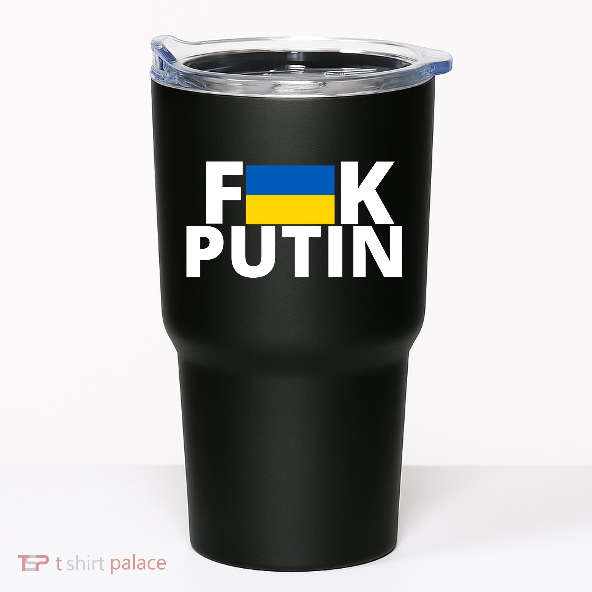 Fuck Putin Ukraine Flag Tumbler