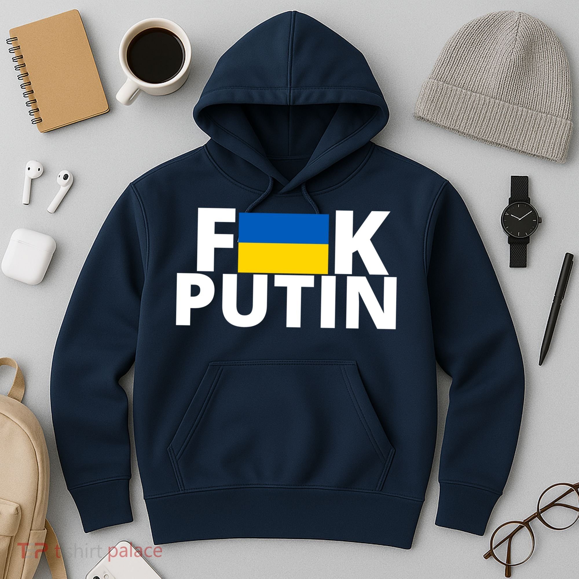 Fuck Putin Ukraine Flag Hoodie