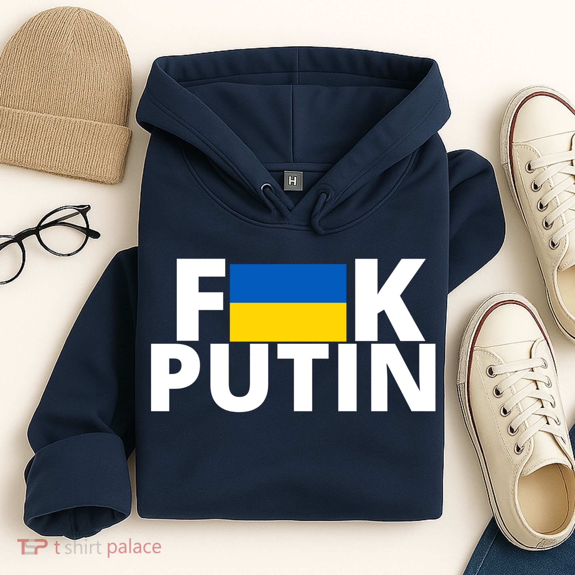 Fuck Putin Ukraine Flag Hoodie