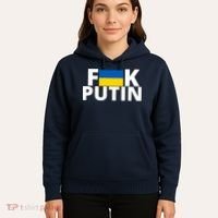 Fuck Putin Ukraine Flag Hoodie thumb 5