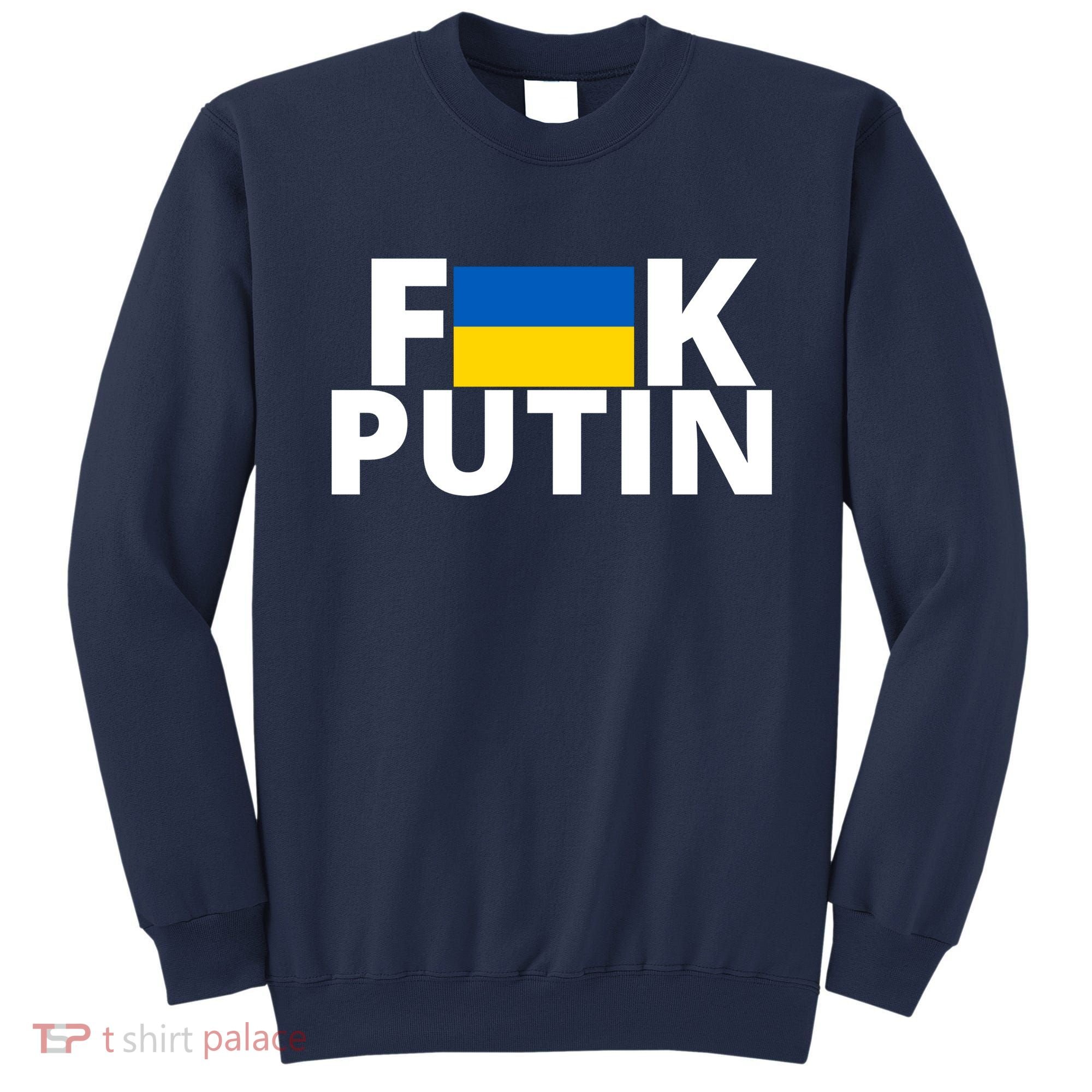 Fuck Putin Ukraine Flag Sweatshirt