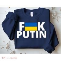 Fuck Putin Ukraine Flag Sweatshirt thumb 2