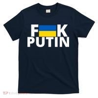 Fuck Putin Ukraine Flag T-Shirt thumb 0
