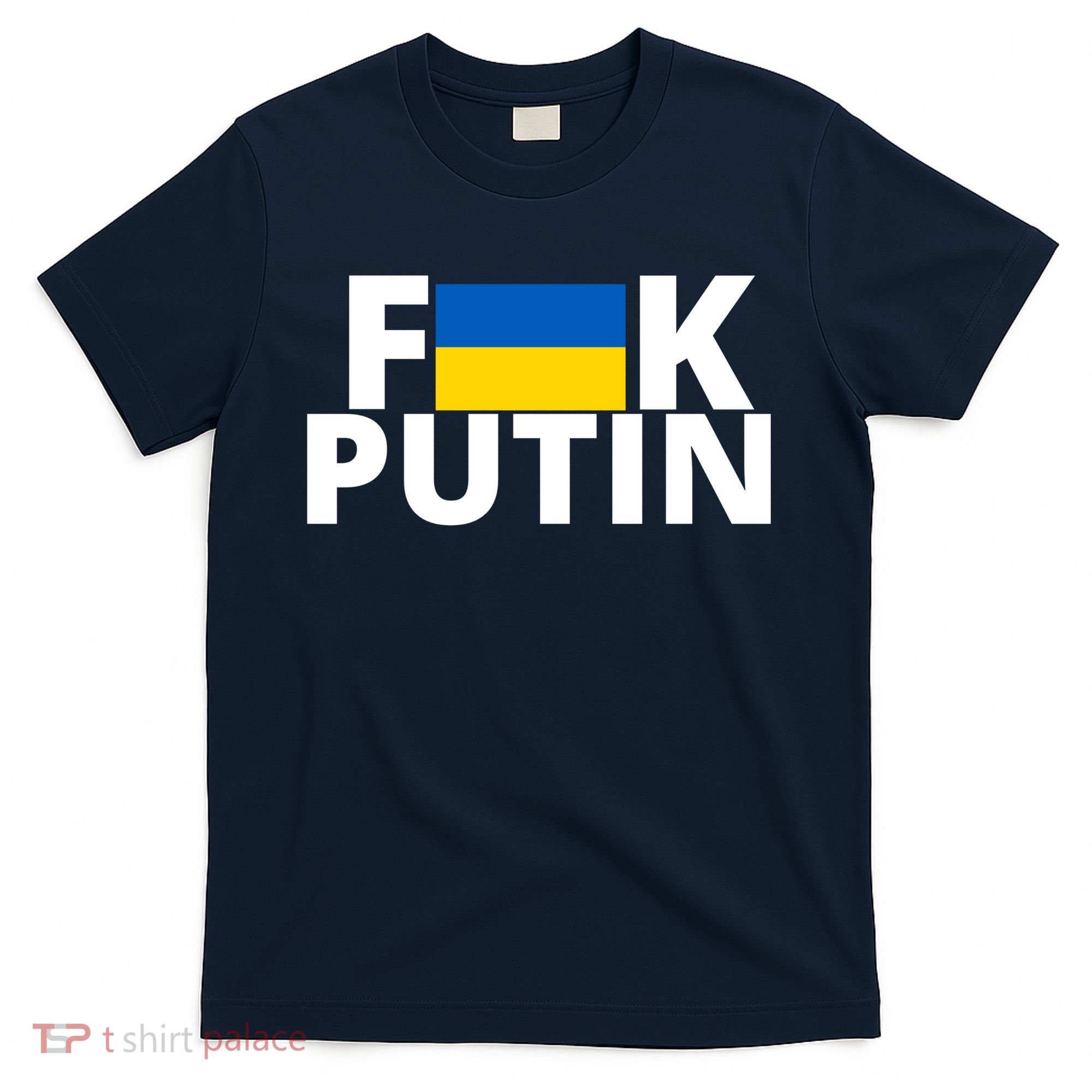 Fuck Putin Ukraine Flag T-Shirt