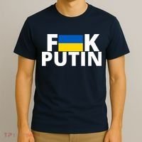 Fuck Putin Ukraine Flag T-Shirt thumb 3