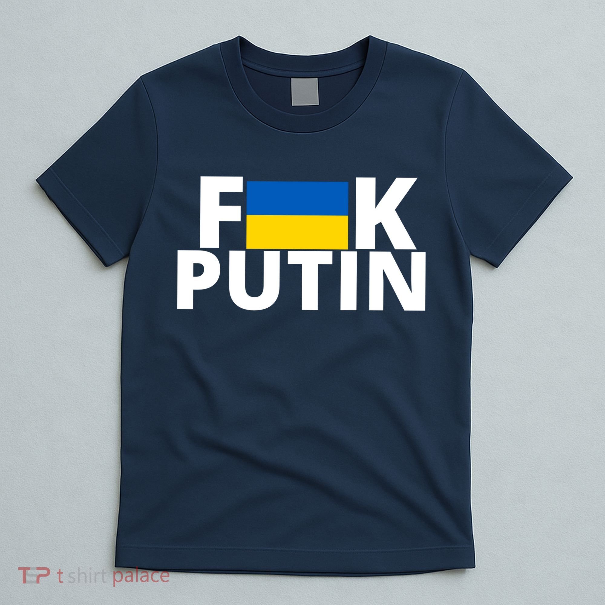 Fuck Putin Ukraine Flag T-Shirt