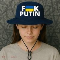 Fuck Putin Ukraine Flag Bucket Hat thumb 3