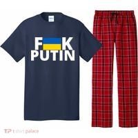 Fuck Putin Ukraine Flag Pajama Set thumb 0