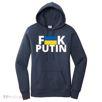 Fuck Putin Ukraine Flag Women's Hoodie