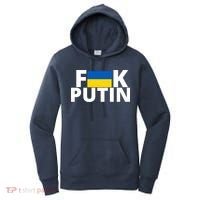 Fuck Putin Ukraine Flag Women's Hoodie thumb 0