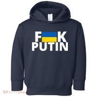 Fuck Putin Ukraine Flag Toddler Hoodie thumb 0