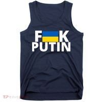 Fuck Putin Ukraine Flag Tank Top thumb 0