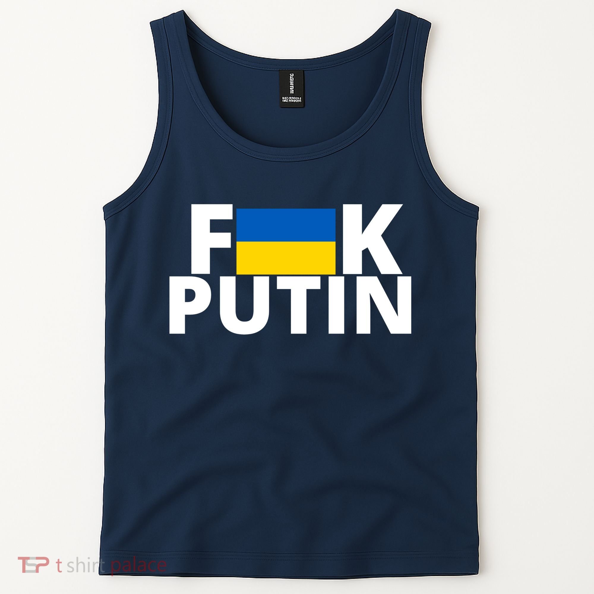 Fuck Putin Ukraine Flag Tank Top