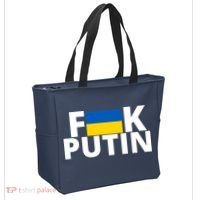 Fuck Putin Ukraine Flag Tote Bag thumb 2