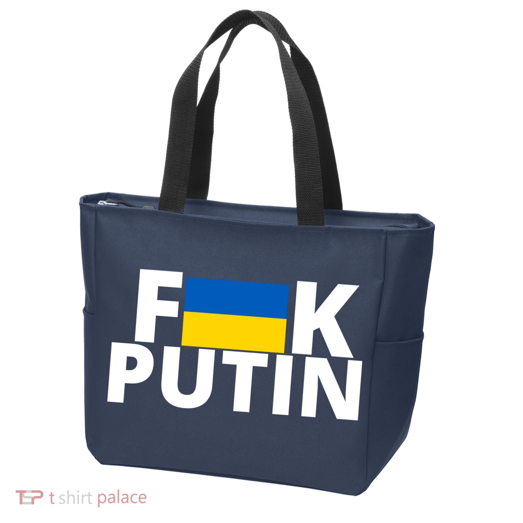 Fuck Putin Ukraine Flag Tote Bag