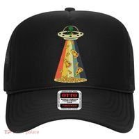 Funny Pizza Ufo Alien Eating Pizza A Ufo Extraterrestrial Hat thumb 0