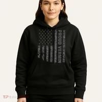 Funny Proud Vermin American Flag Hoodie thumb 5