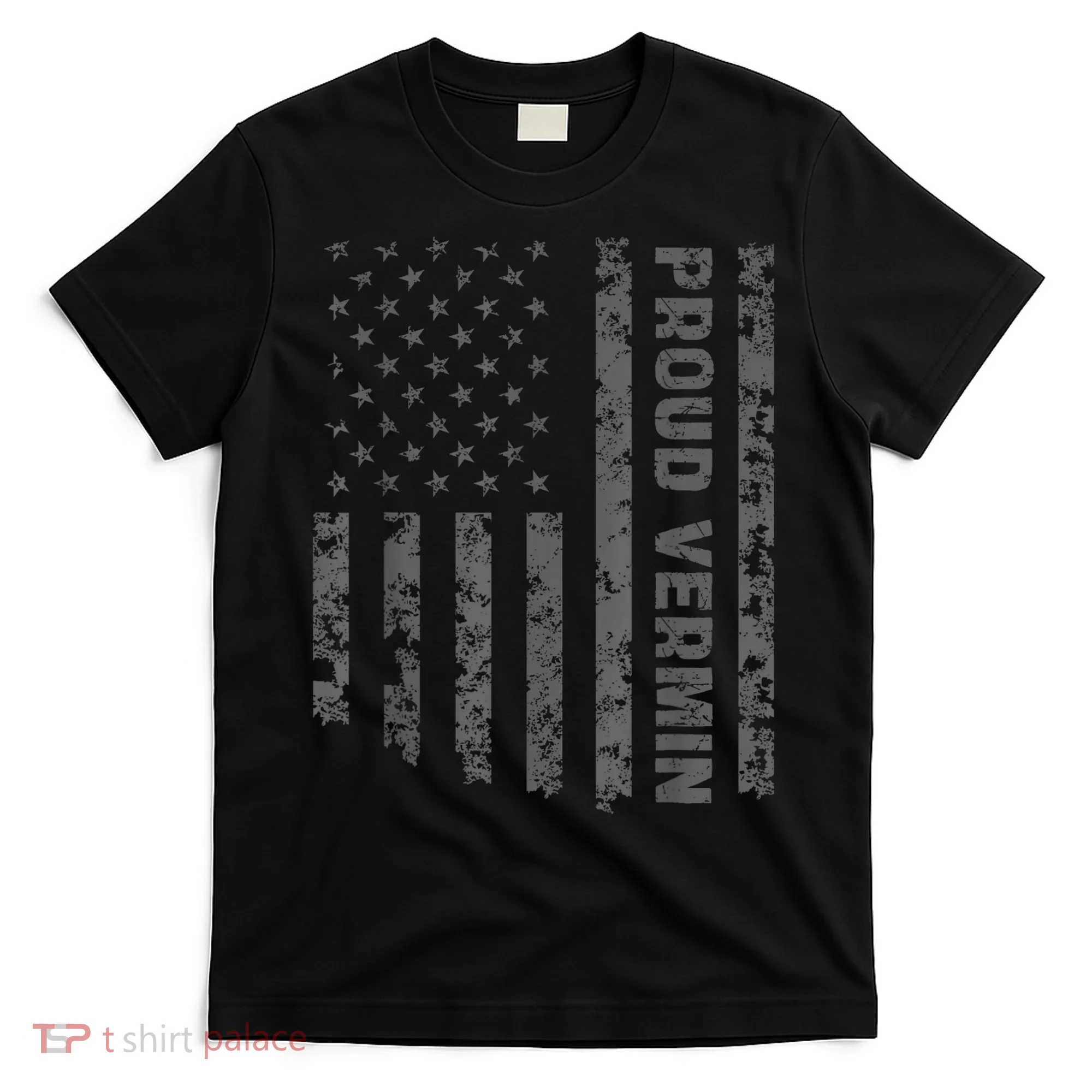 Funny Proud Vermin American Flag T-Shirt
