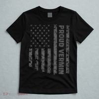 Funny Proud Vermin American Flag T-Shirt thumb 5