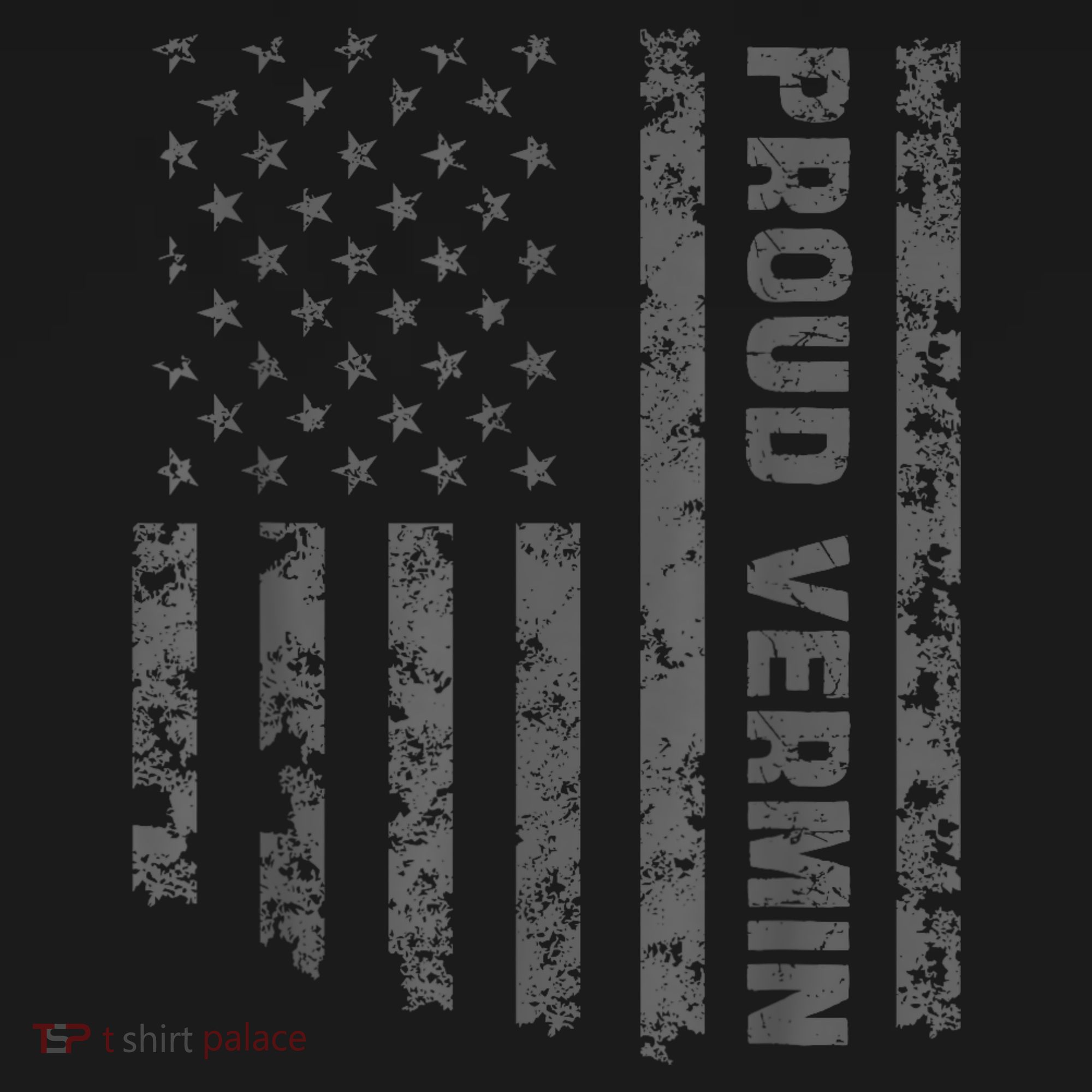 Funny Proud Vermin American Flag Bucket Hat