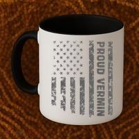 Funny Proud Vermin American Flag Coffee Mug thumb 2