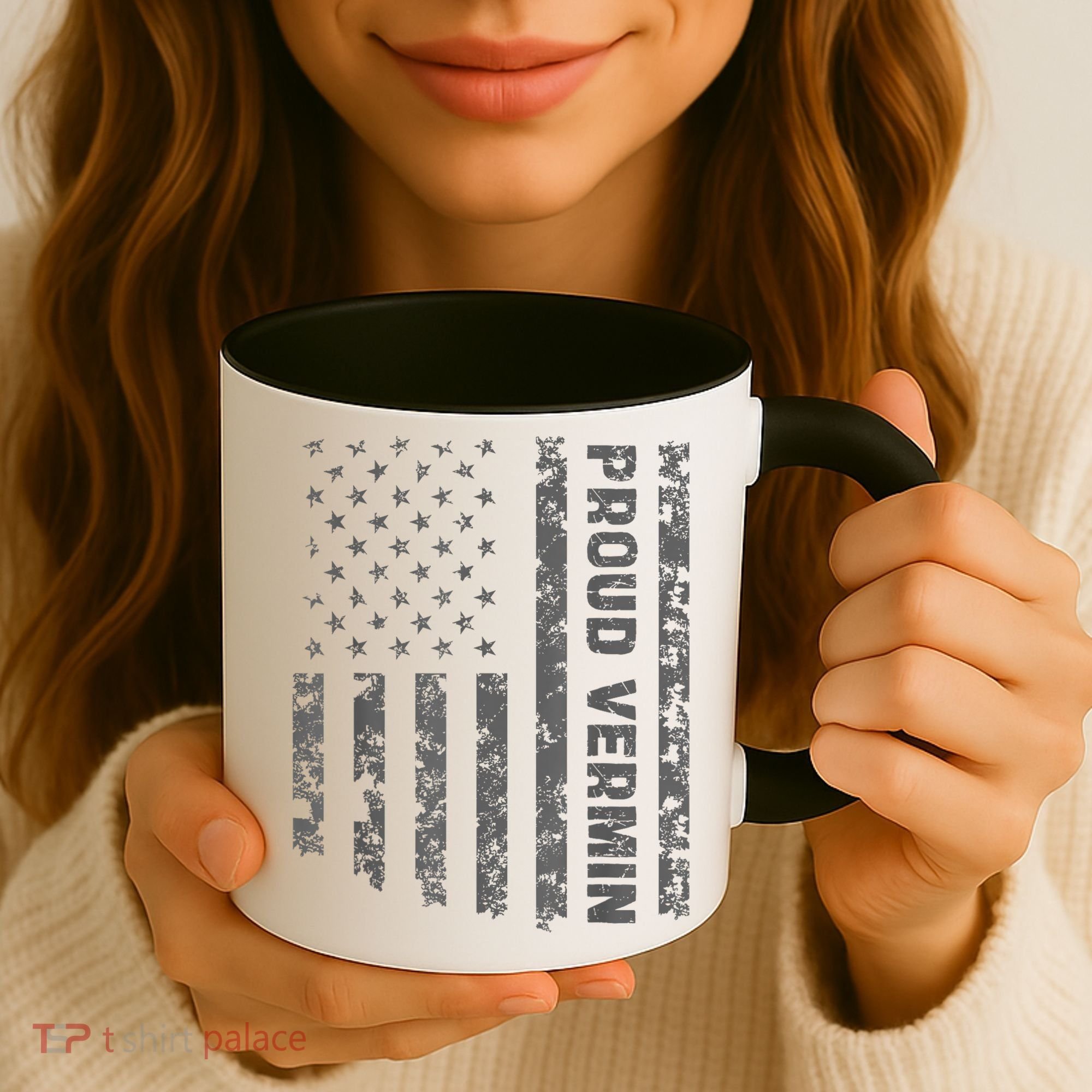 Funny Proud Vermin American Flag Coffee Mug