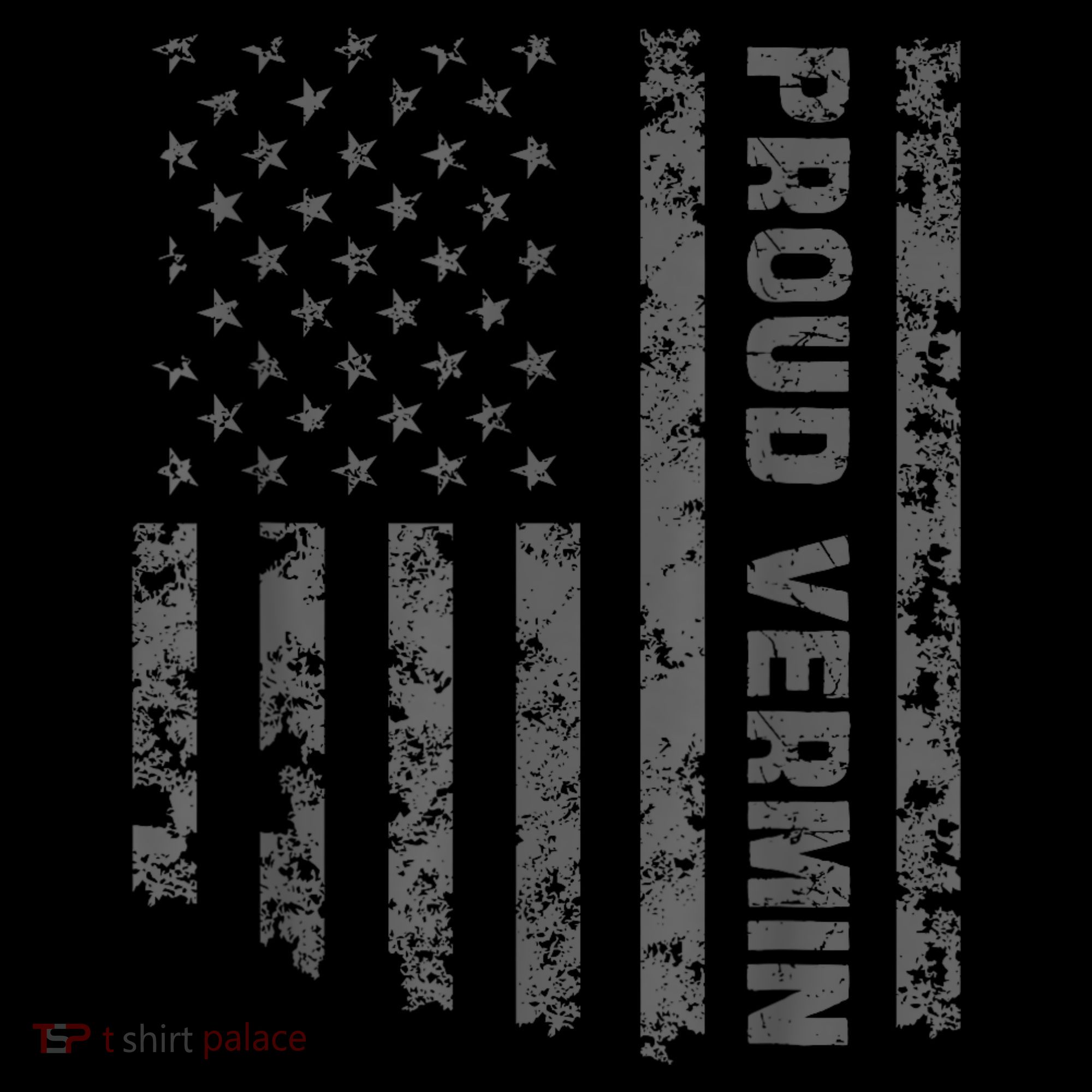 Funny Proud Vermin American Flag Mousepad