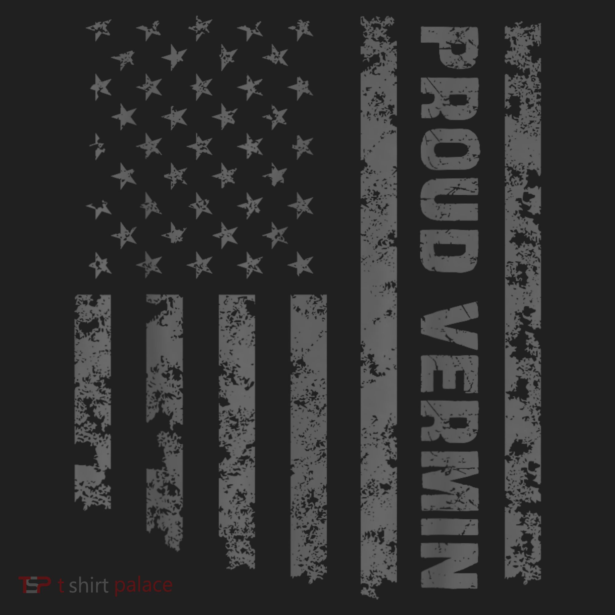 Funny Proud Vermin American Flag Hat
