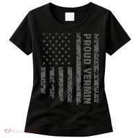 Funny Proud Vermin American Flag Women's T-Shirt thumb 0