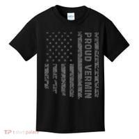 Funny Proud Vermin American Flag Kids T-Shirt thumb 0