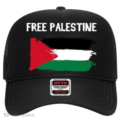 Free Palestine Vintage Distressed Palestinian Flag Gift Hat