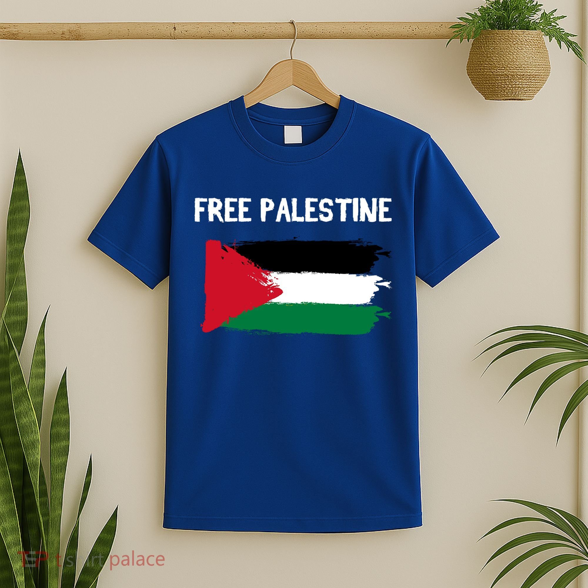 Free Palestine Vintage Distressed Palestinian Flag Gift T-Shirt