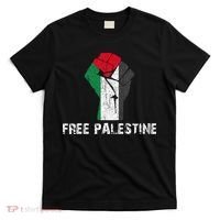 Free Palestine Vintage Retro Palestine Fist T-Shirt thumb 0
