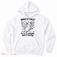 Flying Pig What If You Fly Motivational Quote Hoodie thumb 0