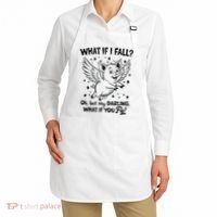 Flying Pig What If You Fly Motivational Quote Apron thumb 2