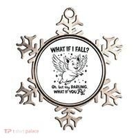 Flying Pig What If You Fly Motivational Quote Ornament thumb 0
