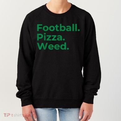 Football Pizza Weed Women's Sweatshirt